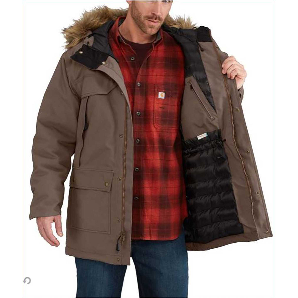 Carhartt men's quick duck sawtooth parka Clearance