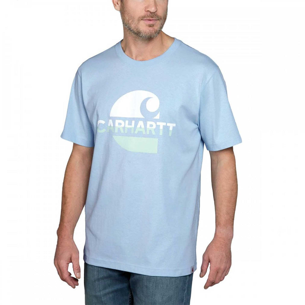 Carhartt Men's Heavyweight S/S Graphic T-Shirt - Moonstone
