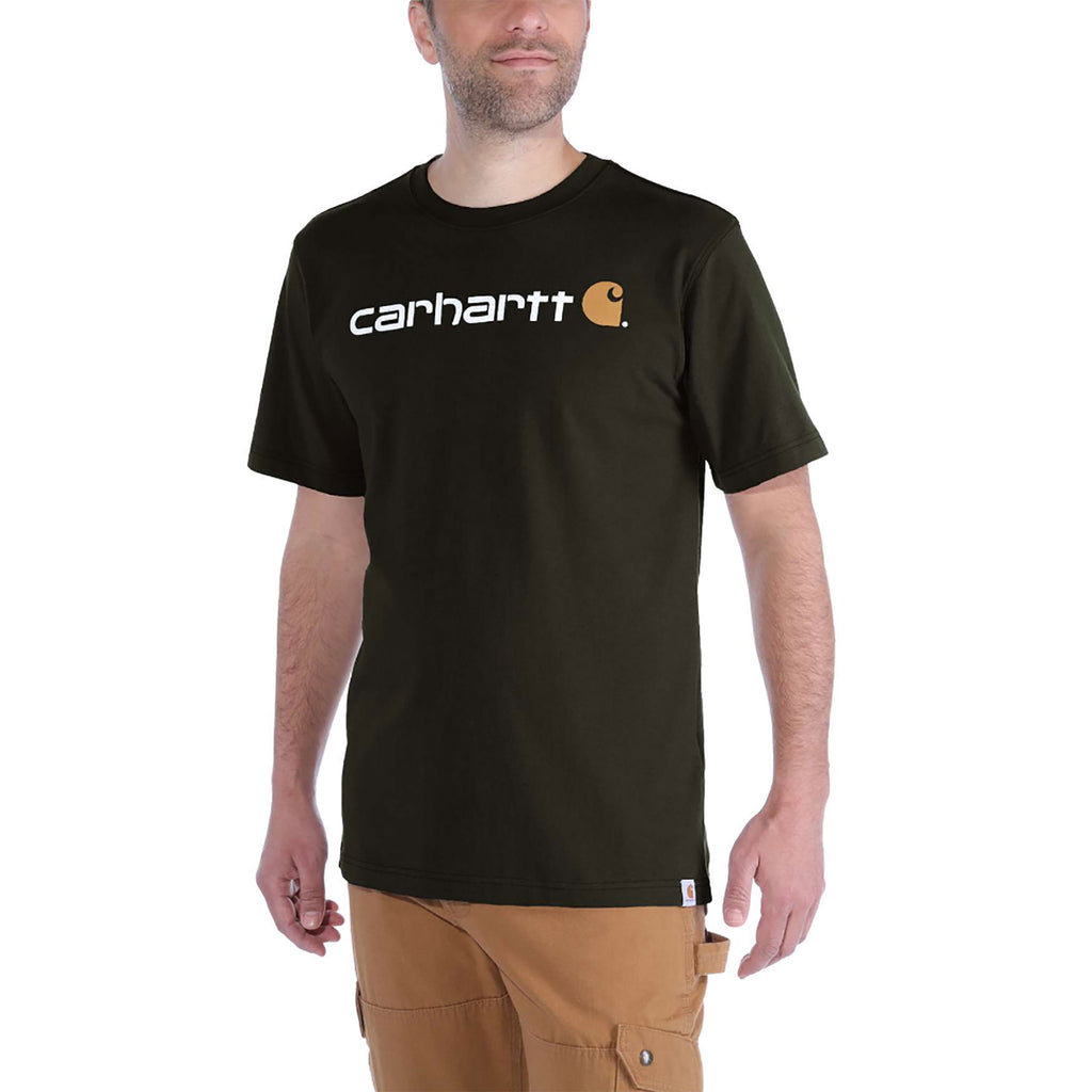Carhartt Men's Core Logo Workwear T-Shirt S/S - Peat