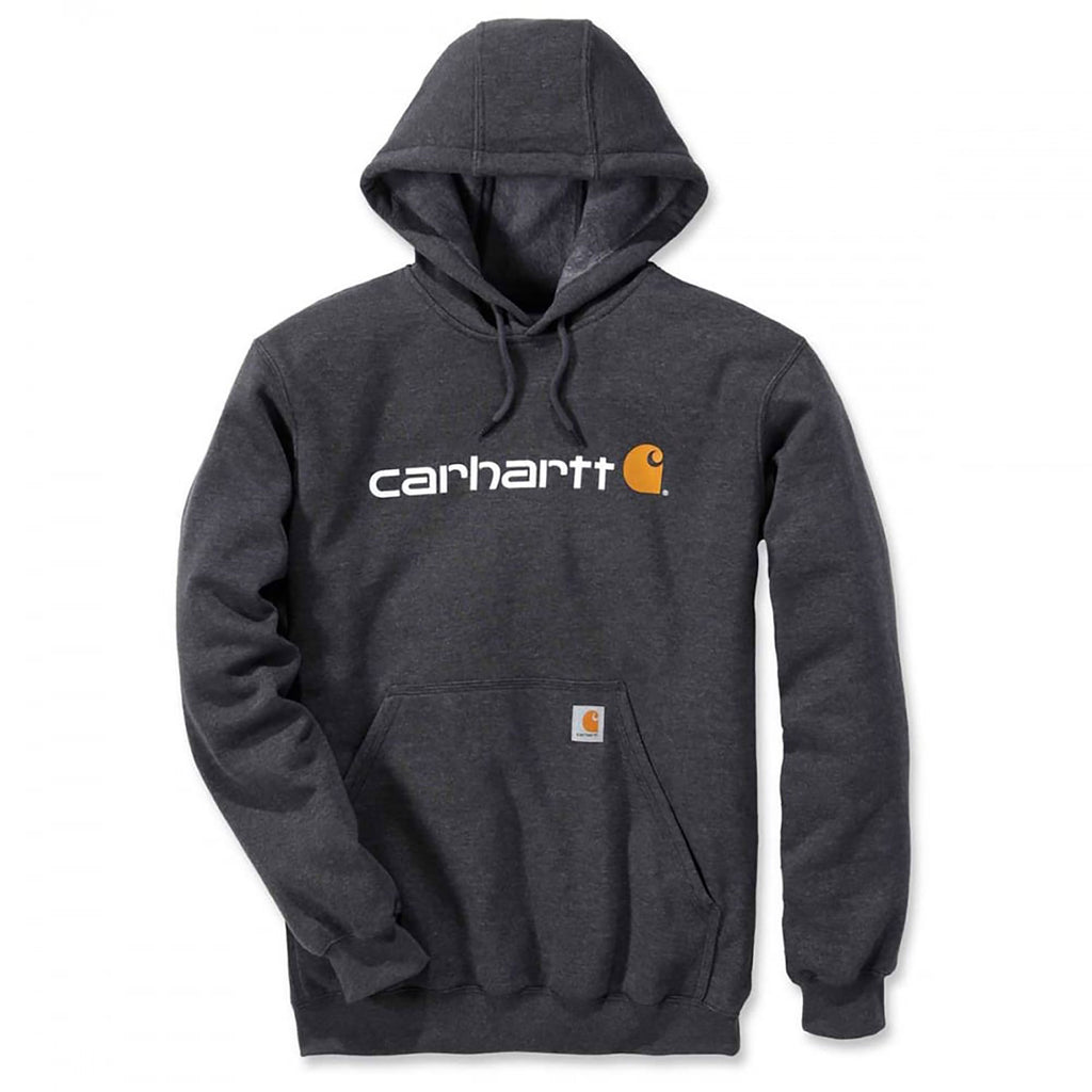 Carhartt Men's Signature Logo Midweight Sweatshirt - Carbon Heather