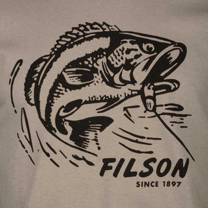 Filson Outfitter Graphic T Shirt - Steeple Grey, S