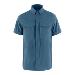 Fjallraven Men's Abikso Hike Shirt S/S - Uncle Blue