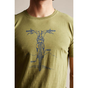 United By Blue Men's Bike Summit T-Shirt - Olive