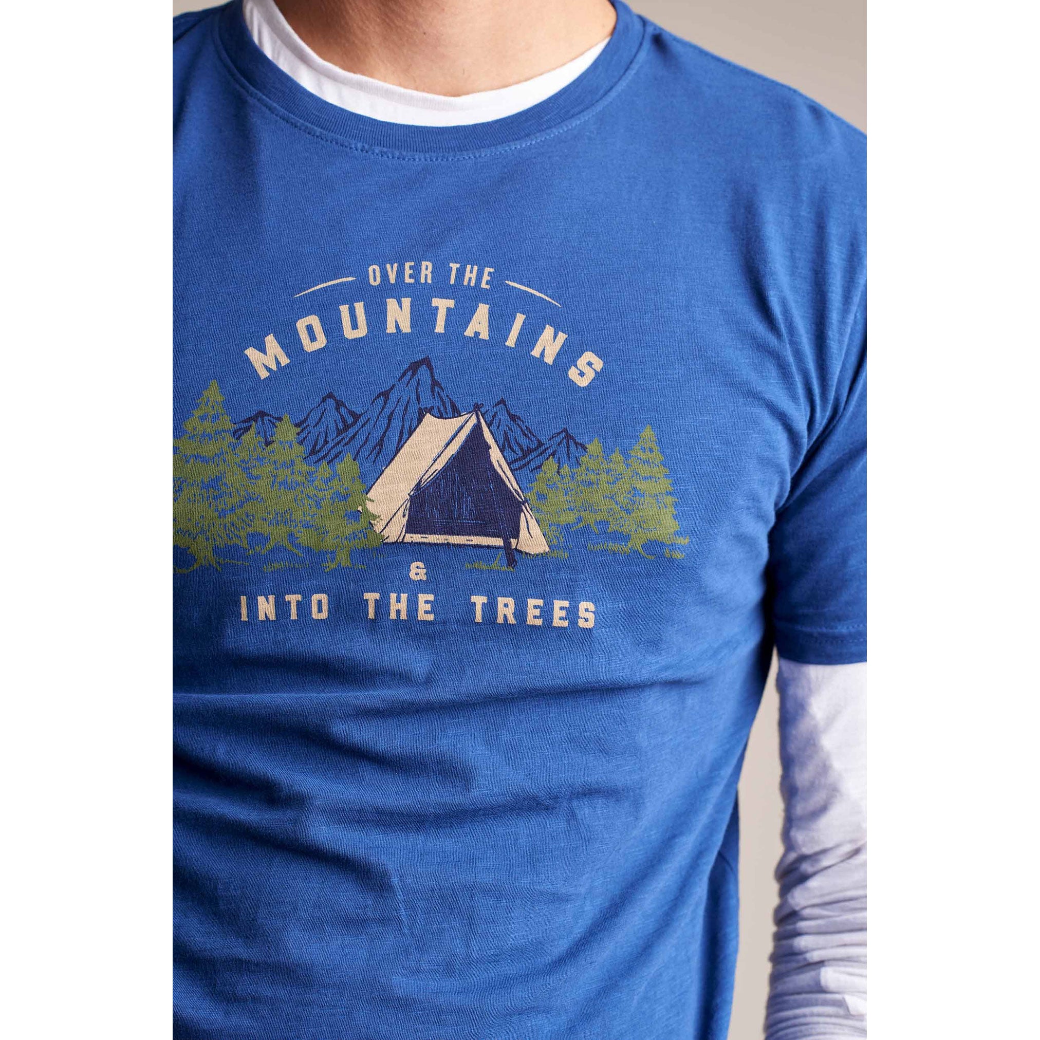 United By Blue Men's Into The Trees T-Shirt - Navy